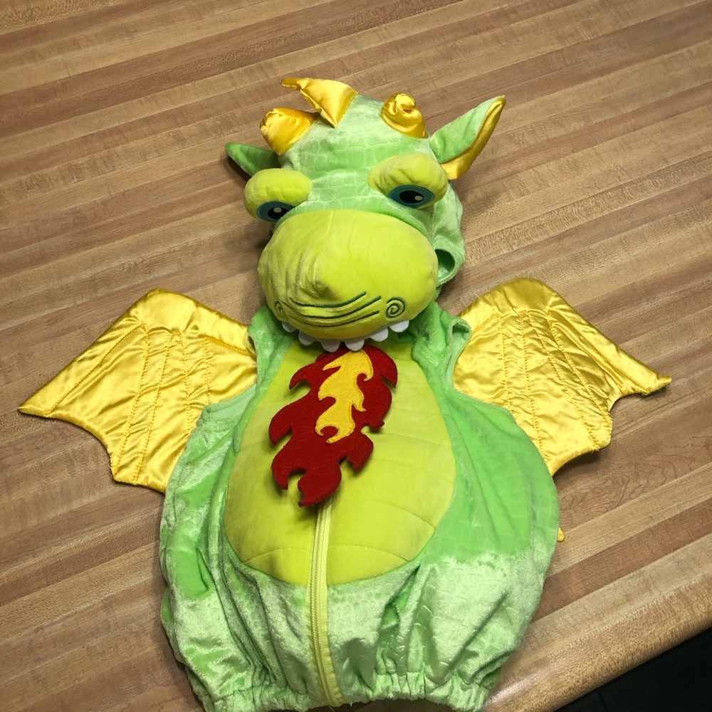 Baby Toddler Dragon Costume Spooked Brand